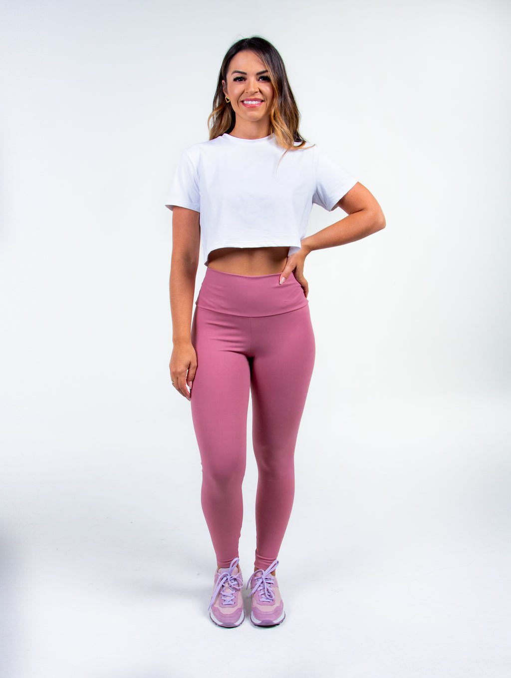 Cropped Fitness Feminino Linha Basic - UV 50+