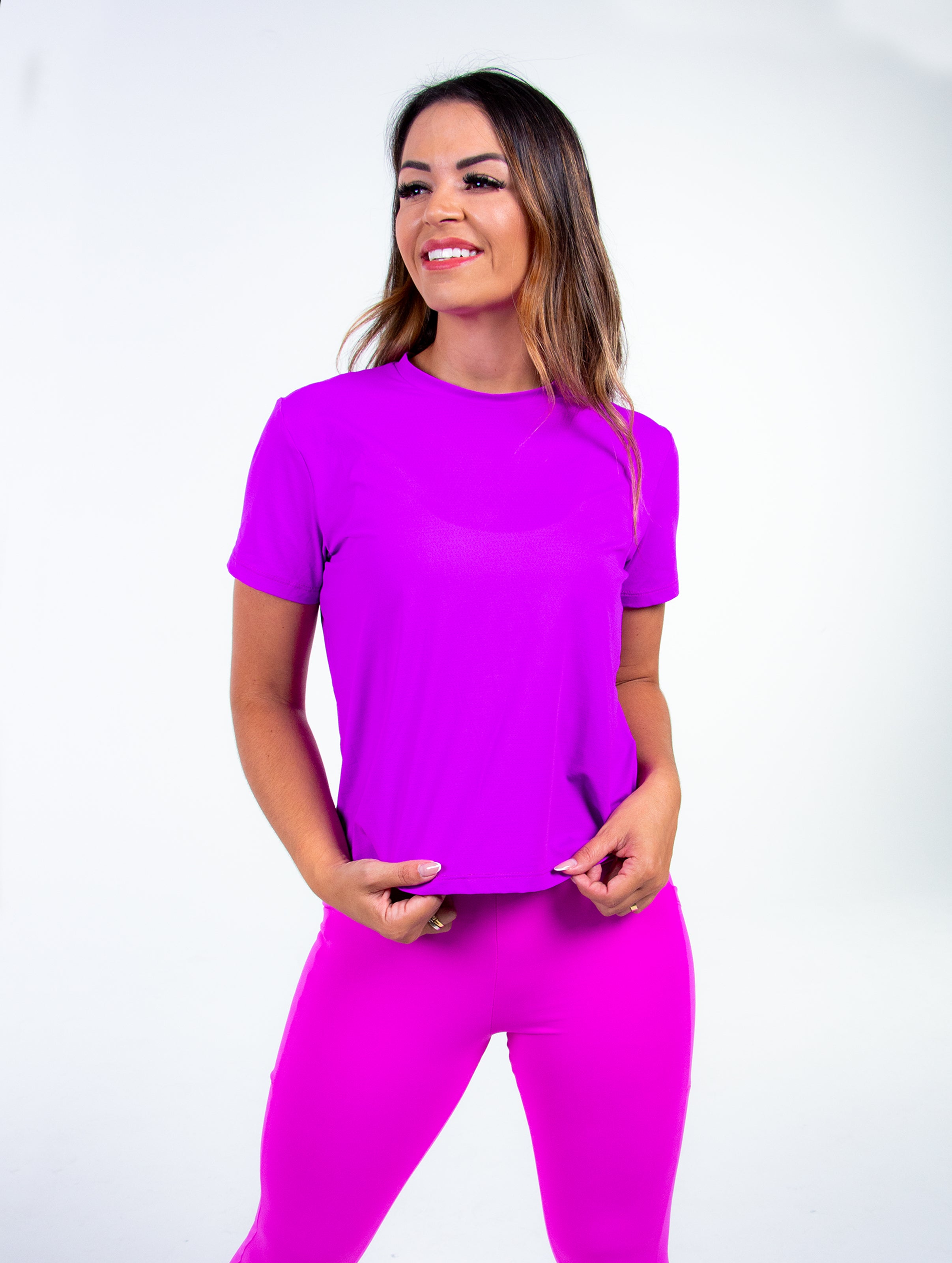 Camiseta Soft Plus Fitness Feminina - UV 50+