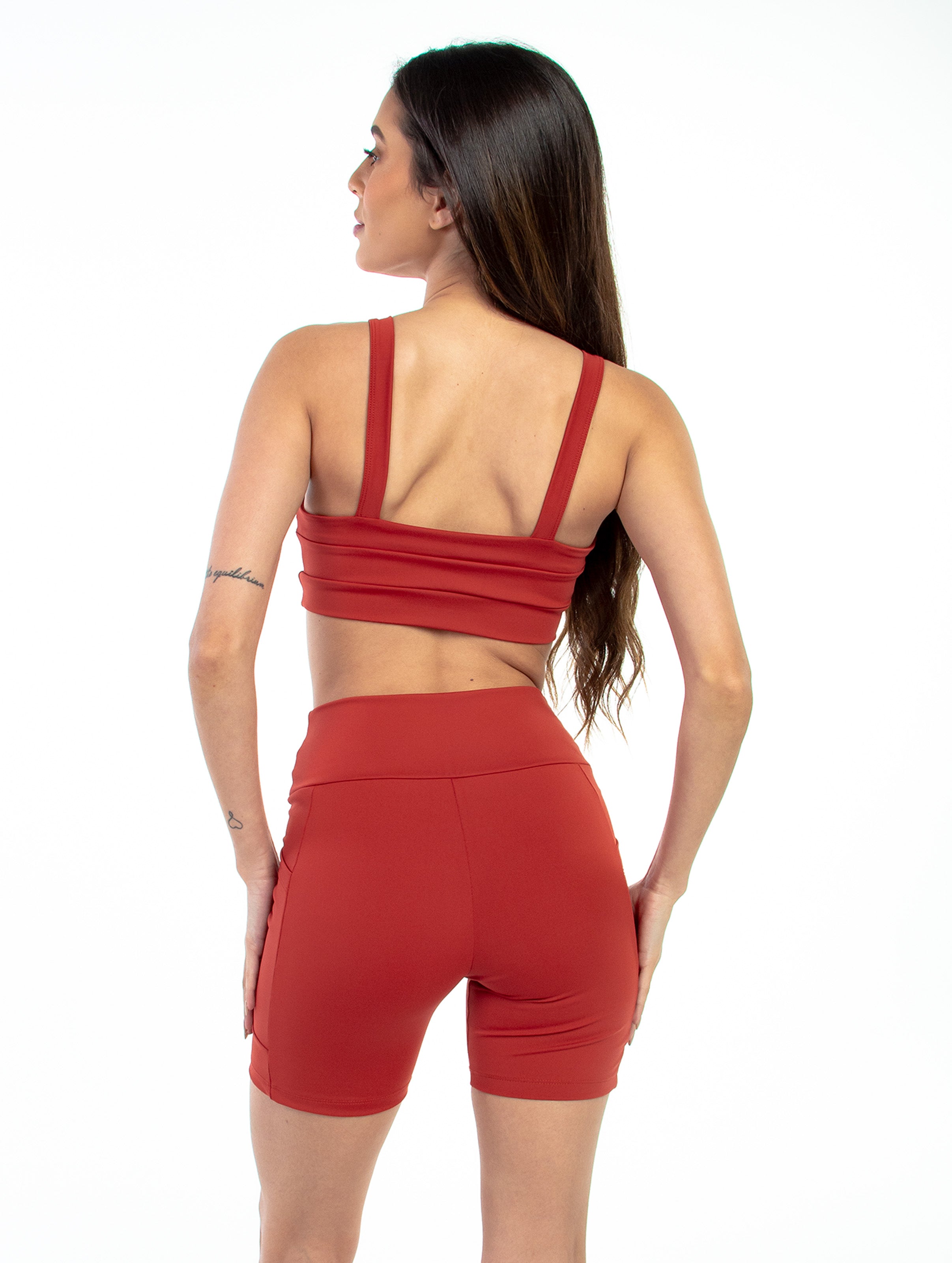 Conjunto Terracota - Bermuda e top