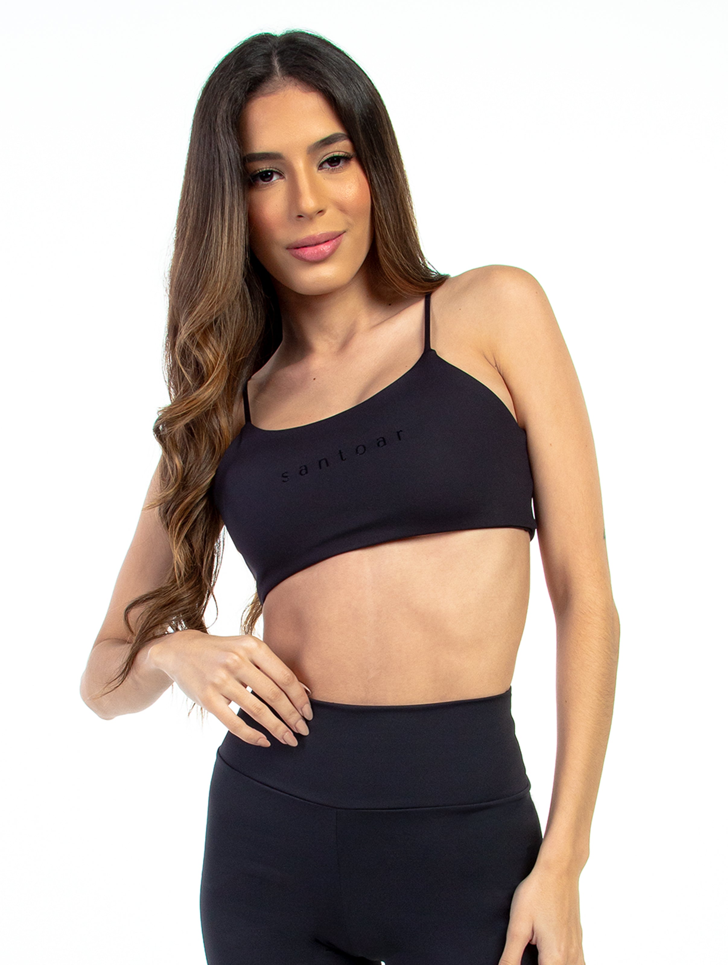 Top Fitness Feminino Linha Basic - UV 50+ Compressão