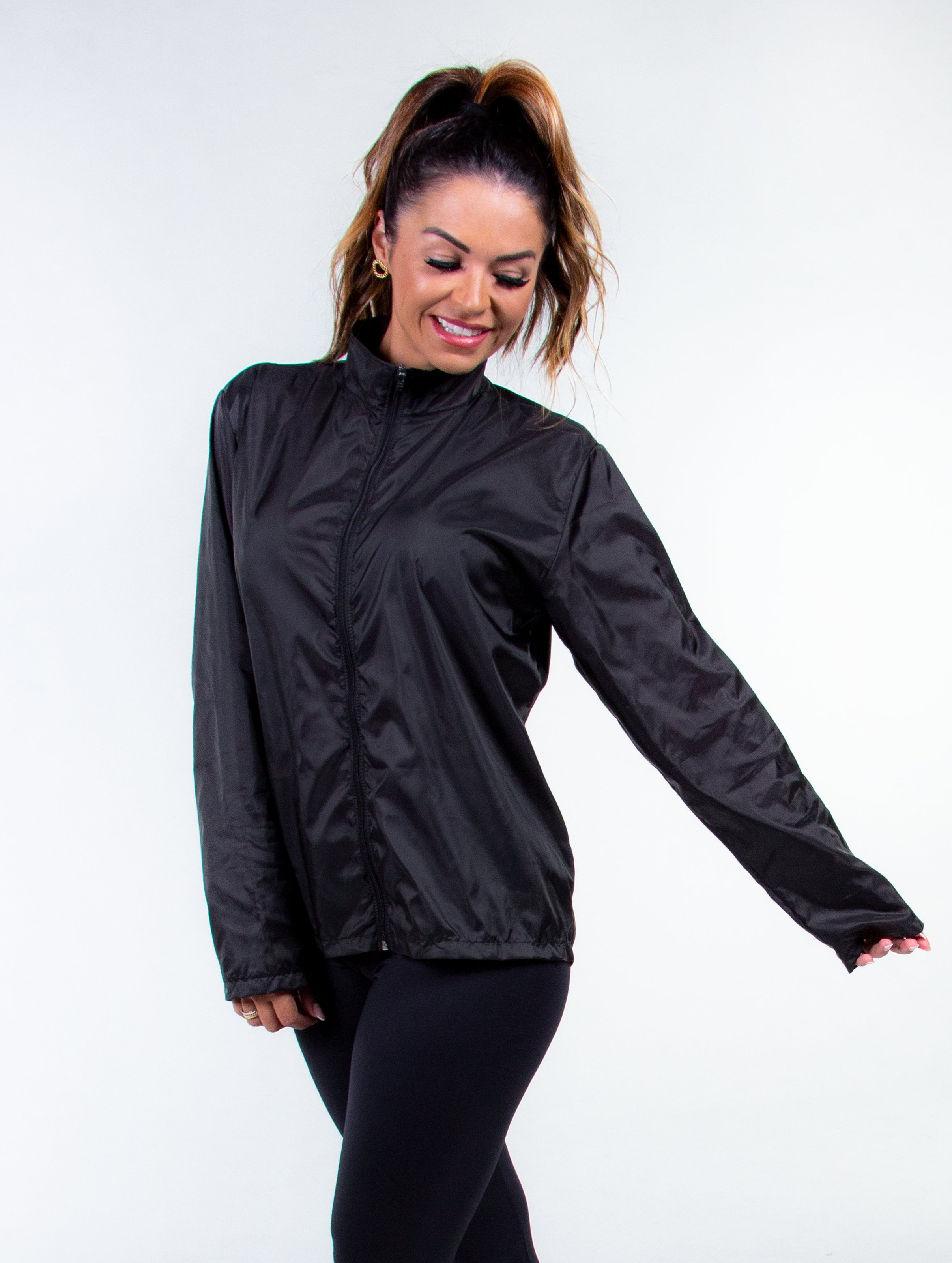 Jaqueta Corta Vento Fitness