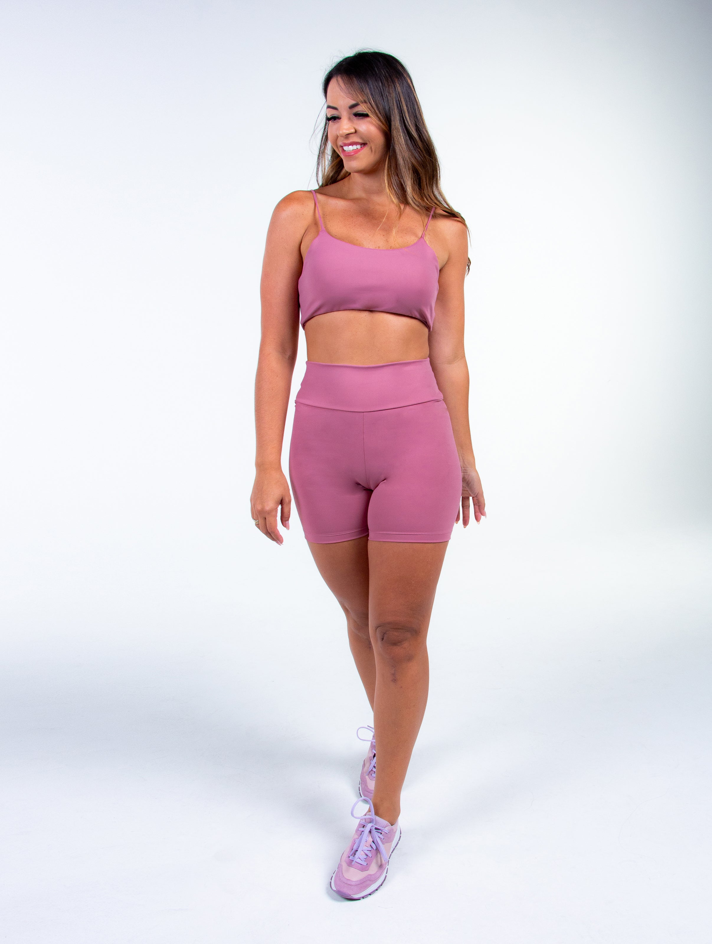 Bermuda Fitness Feminina Linha Basic - UV 50+ Compressão